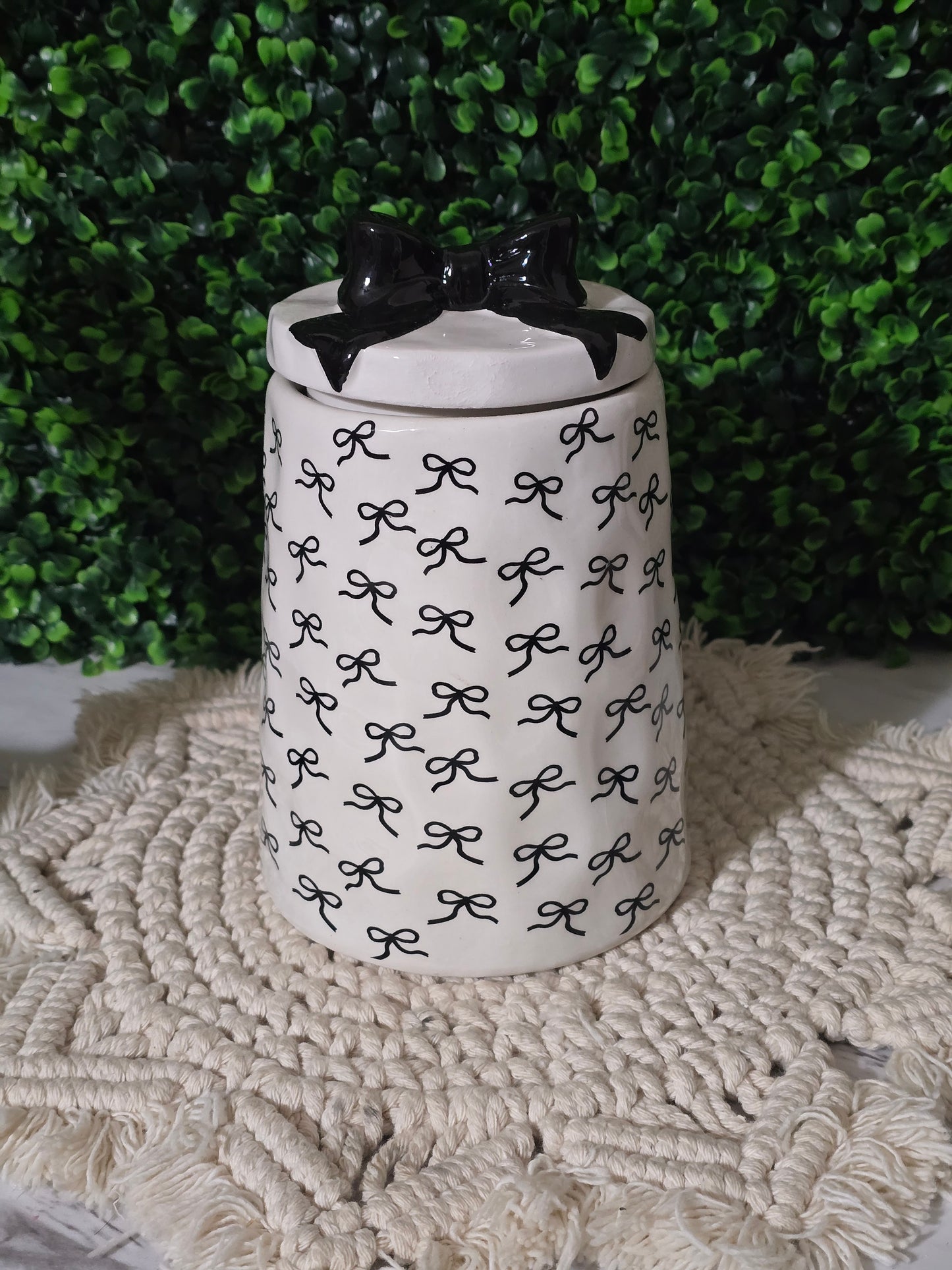 Black and White Bow Extra Large