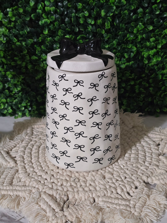 Black and White Bow Extra Large