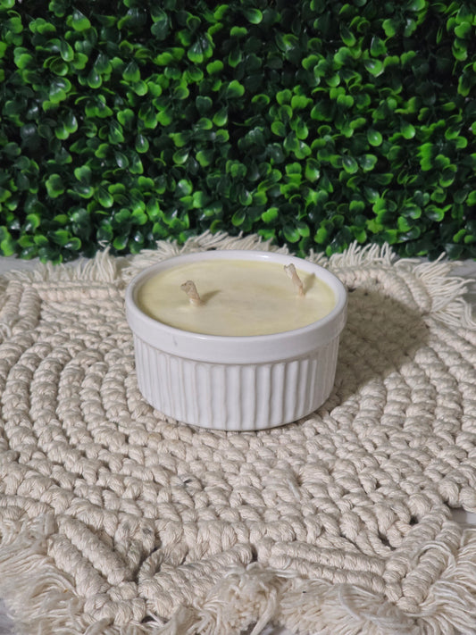 White Ceramic Watermelon Twist