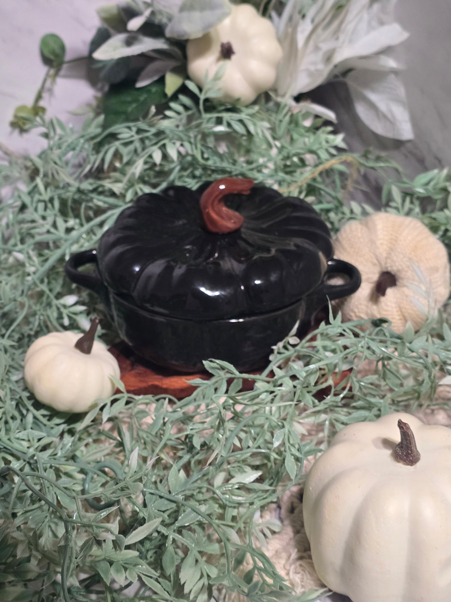 Black Flat Pumpkin