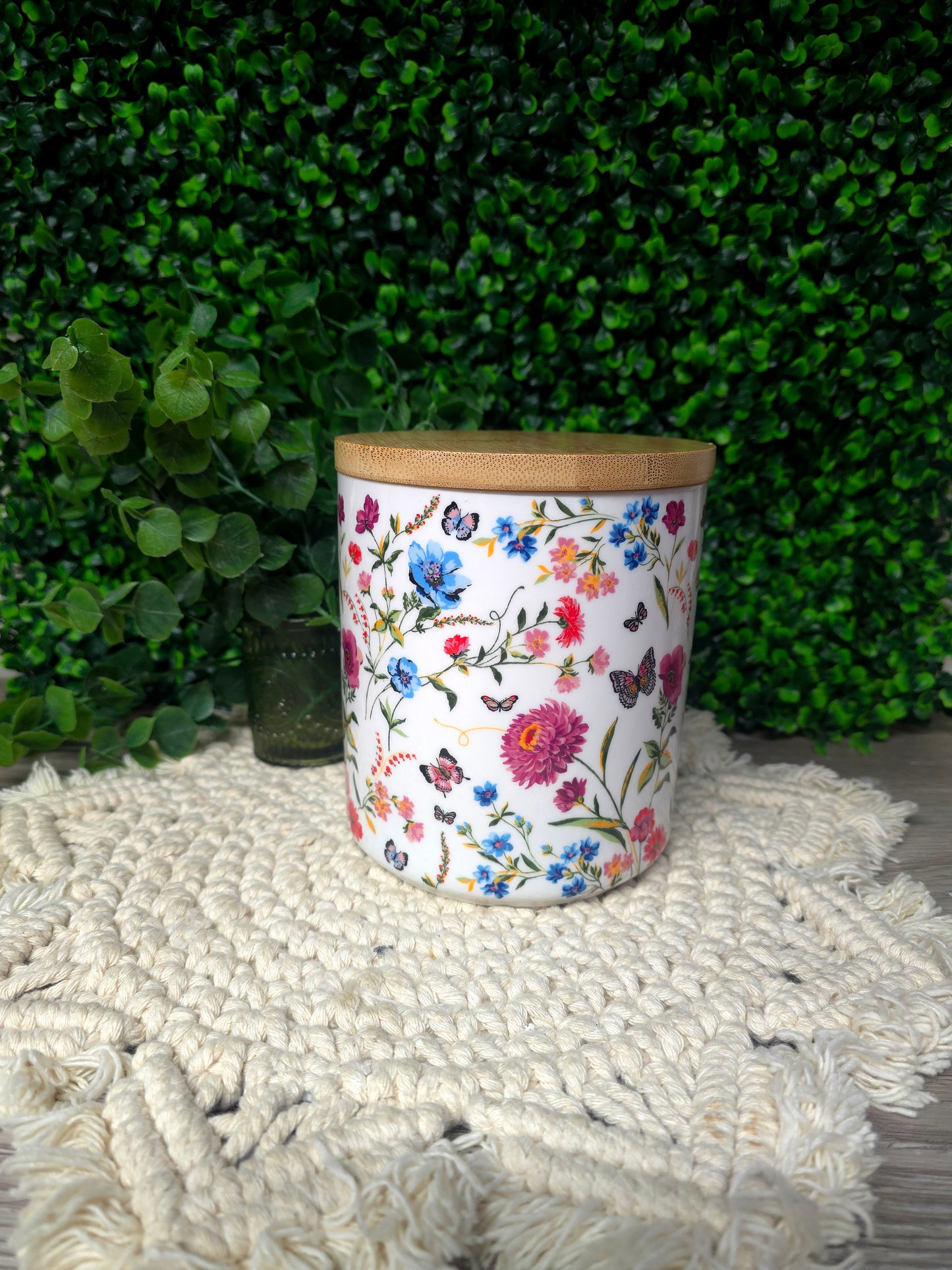 Floral Butterflies Xtra Large Jar